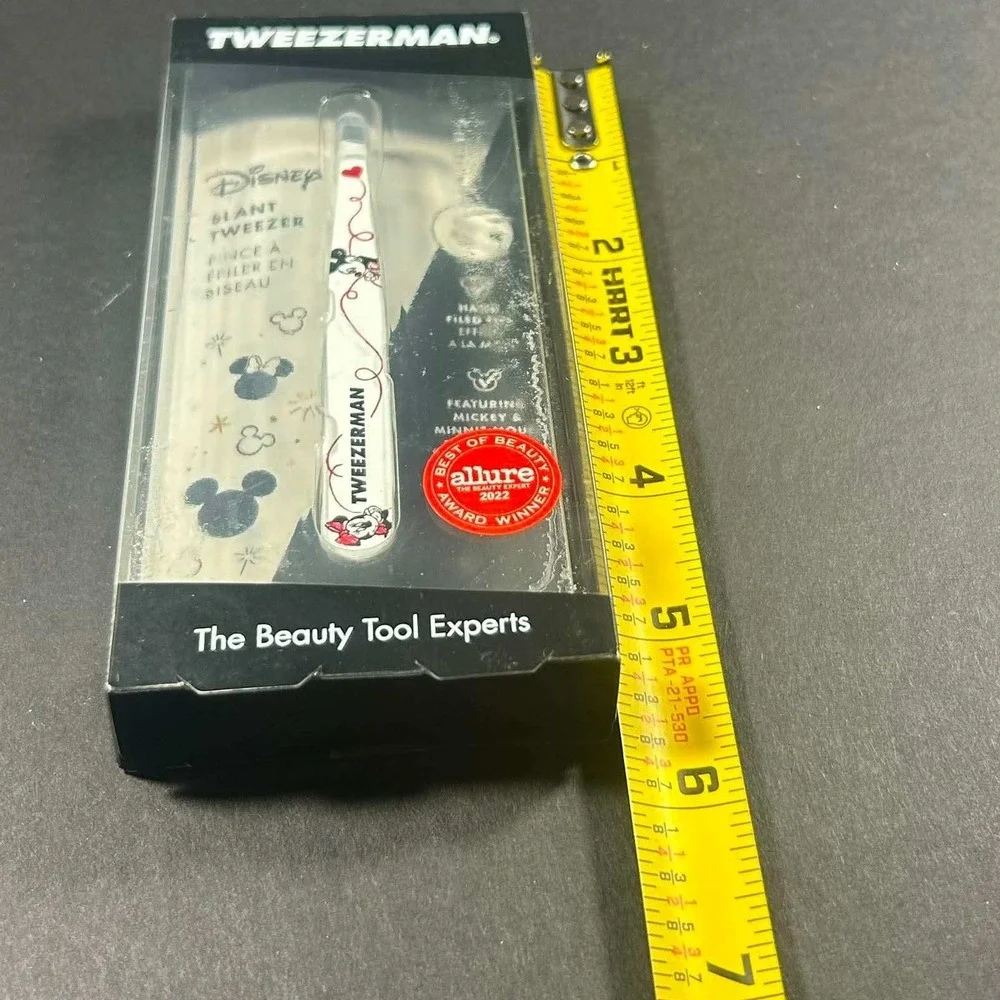 Tweezerman Slant Tweezer Disney Mickey Minnie Mouse Stainless Steel Beauty Tool